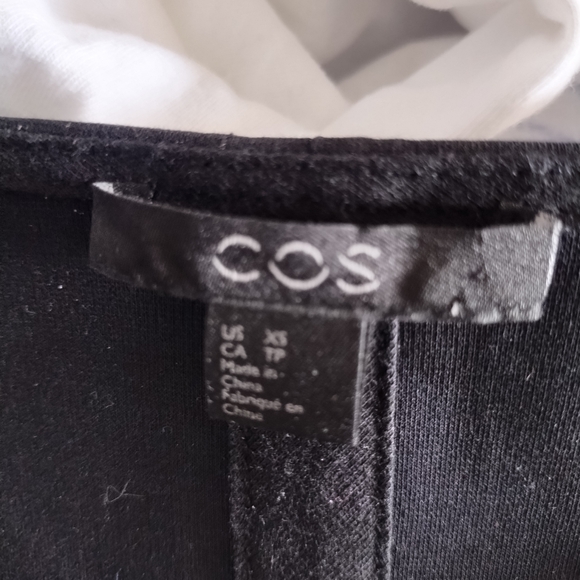 COS Black Cotton A Line Dress XS - Picture 6 of 9